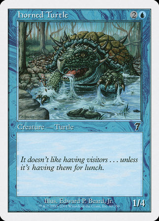 Horned Turtle [Seventh Edition] | Mindsight Gaming