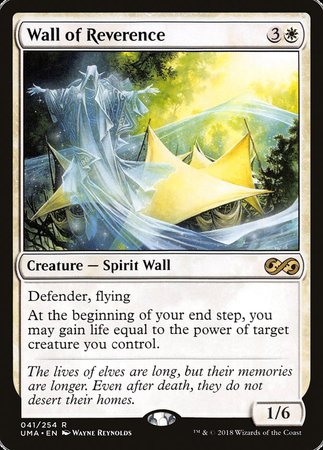Wall of Reverence [Ultimate Masters] | Mindsight Gaming