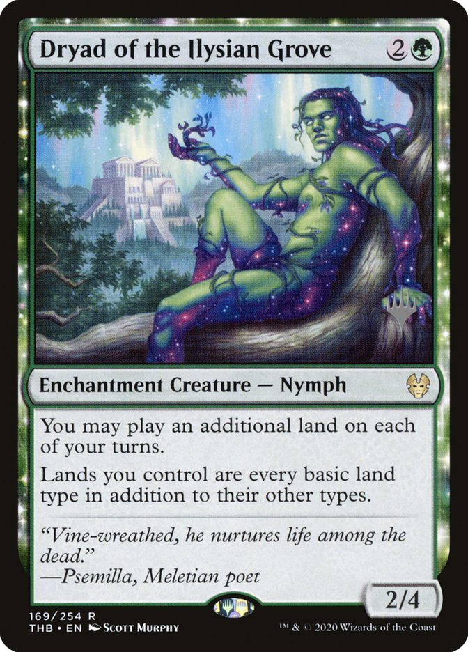 Dryad of the Ilysian Grove (Promo Pack) [Theros Beyond Death Promos] | Mindsight Gaming