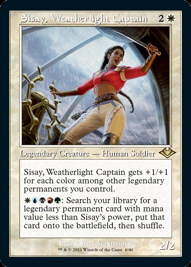 Sisay, Weatherlight Captain (Retro Foil Etched) [Modern Horizons 2] | Mindsight Gaming