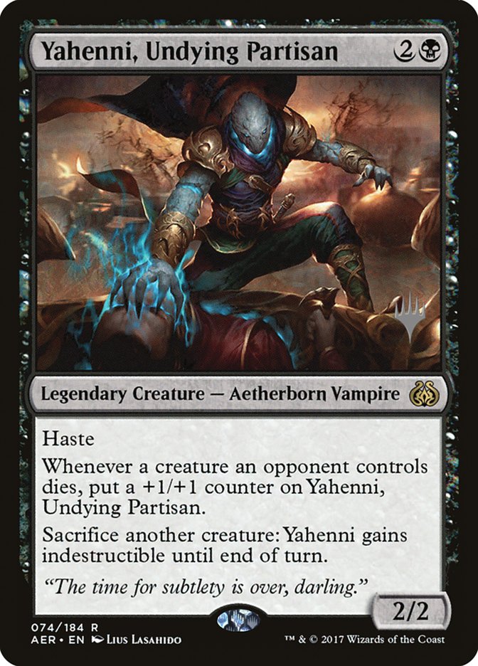 Yahenni, Undying Partisan (Promo Pack) [Aether Revolt Promos] | Mindsight Gaming