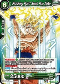 Finishing Spirit Bomb Son Goku [BT3-057] | Mindsight Gaming