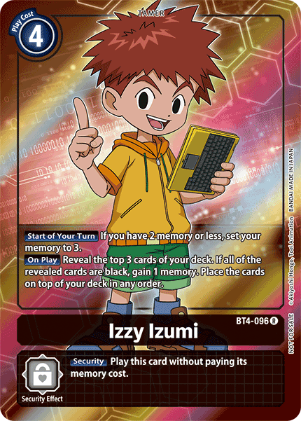 Izzy Izumi [BT4-096] (Buy-A-Box Promo) [Great Legend Promos] | Mindsight Gaming