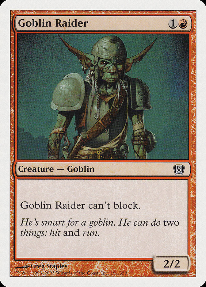 Goblin Raider [Eighth Edition] | Mindsight Gaming