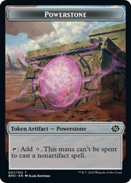 Powerstone // Thopter Double-Sided Token [The Brothers' War Tokens] | Mindsight Gaming