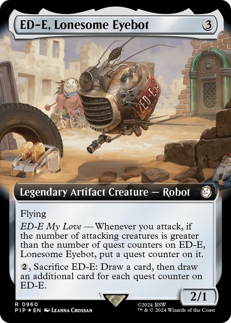 ED-E, Lonesome Eyebot (Extended Art) (Surge Foil) [Fallout] | Mindsight Gaming
