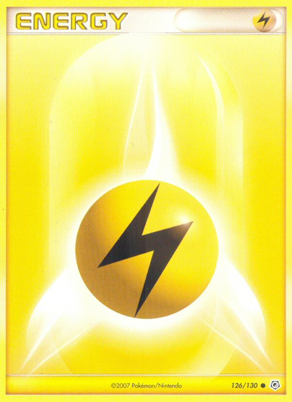 Lightning Energy (126/130) [Diamond & Pearl: Base Set] | Mindsight Gaming