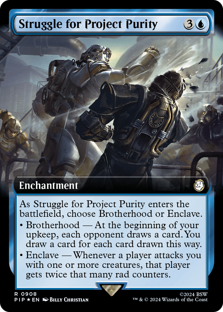 Struggle for Project Purity (Extended Art) (Surge Foil) [Fallout] | Mindsight Gaming