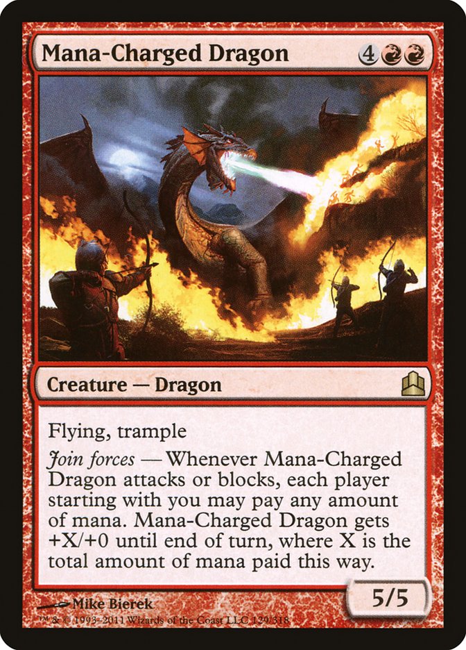 Mana-Charged Dragon [Commander 2011] | Mindsight Gaming