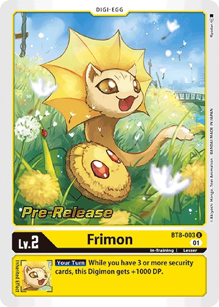 Frimon [BT8-003] [New Awakening Pre-Release Cards] | Mindsight Gaming