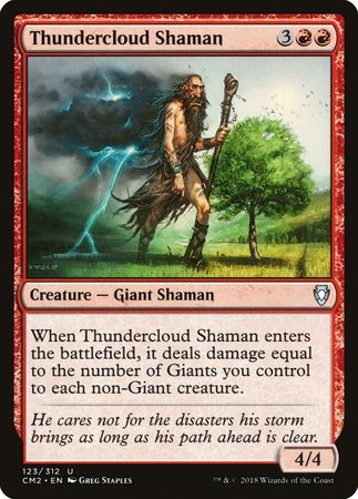 Thundercloud Shaman [Commander Anthology Volume II] | Mindsight Gaming
