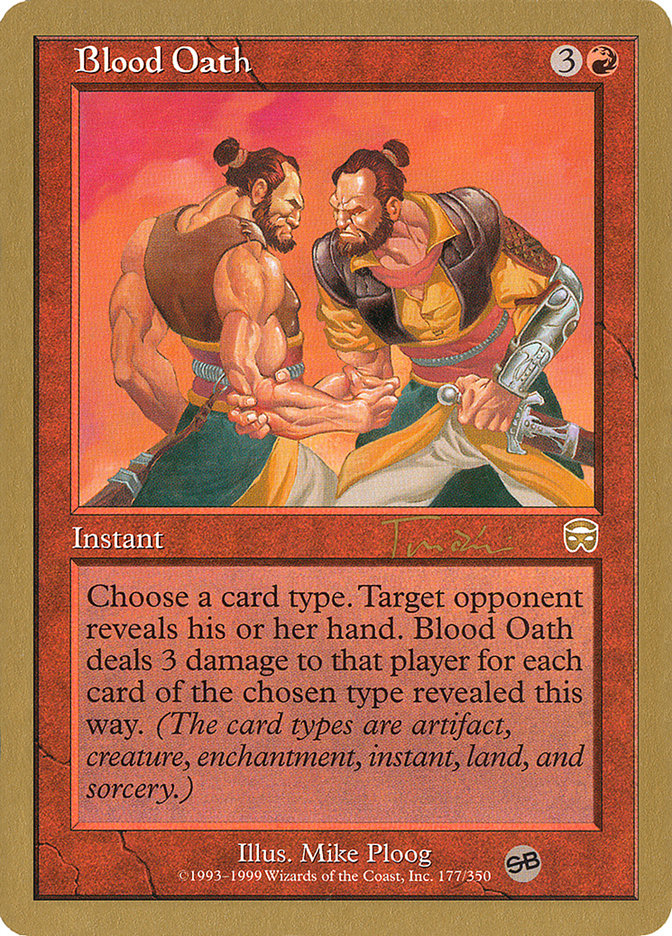 Blood Oath (Jan Tomcani) (SB) [World Championship Decks 2001] | Mindsight Gaming