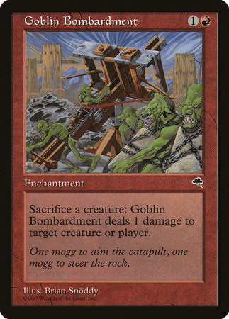 Goblin Bombardment [Tempest] | Mindsight Gaming