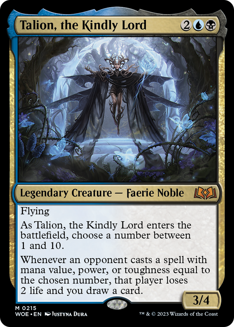 Talion, the Kindly Lord [Wilds of Eldraine] | Mindsight Gaming