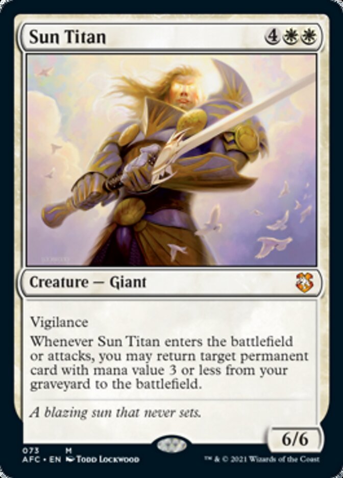 Sun Titan [Dungeons & Dragons: Adventures in the Forgotten Realms Commander] | Mindsight Gaming