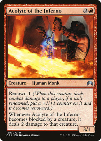 Acolyte of the Inferno [Magic Origins] | Mindsight Gaming