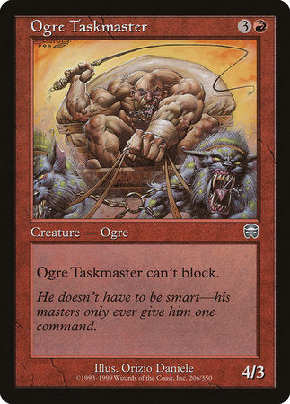 Ogre Taskmaster [Mercadian Masques] | Mindsight Gaming