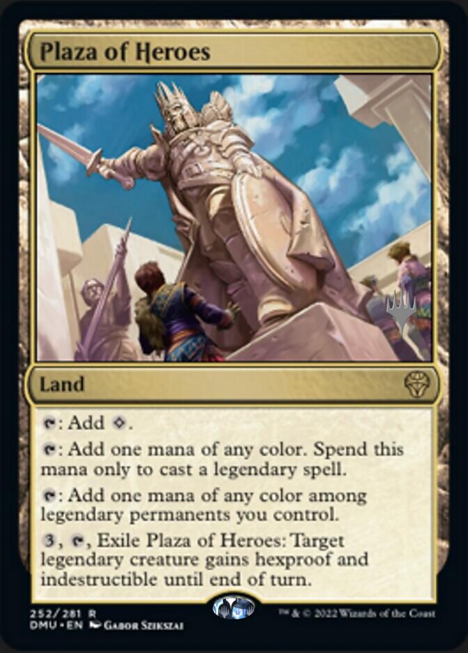 Plaza of Heroes (Promo Pack) [Dominaria United Promos] | Mindsight Gaming