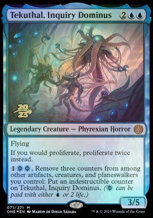 Tekuthal, Inquiry Dominus [Phyrexia: All Will Be One Prerelease Promos] | Mindsight Gaming