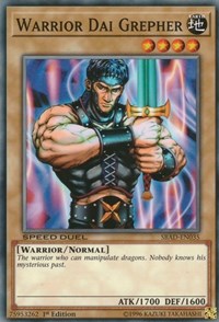 Warrior Dai Grepher [SBAD-EN035] Common | Mindsight Gaming