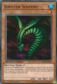 Sinister Serpent [SBAD-EN037] Common | Mindsight Gaming
