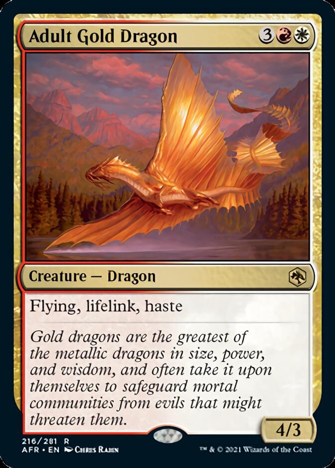 Adult Gold Dragon [Dungeons & Dragons: Adventures in the Forgotten Realms] | Mindsight Gaming