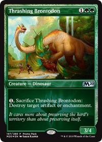 Thrashing Brontodon [Promo Pack: Core Set 2020] | Mindsight Gaming