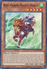 Red Hared Hasty Horse [MP19-EN017] Common | Mindsight Gaming