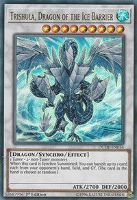 Trishula, Dragon of the Ice Barrier [DUDE-EN014] Ultra Rare | Mindsight Gaming