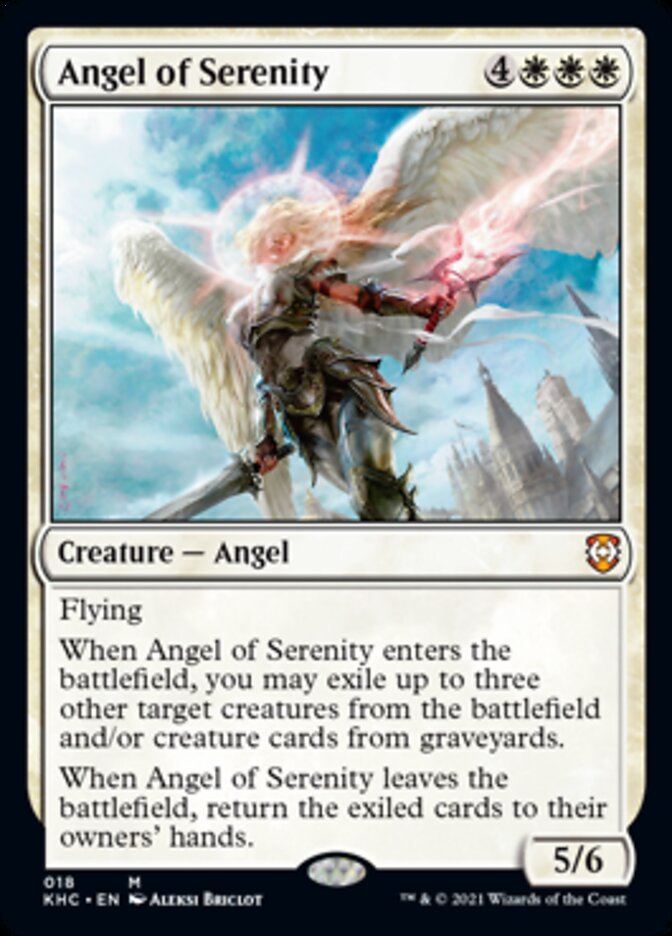 Angel of Serenity [Kaldheim Commander] | Mindsight Gaming