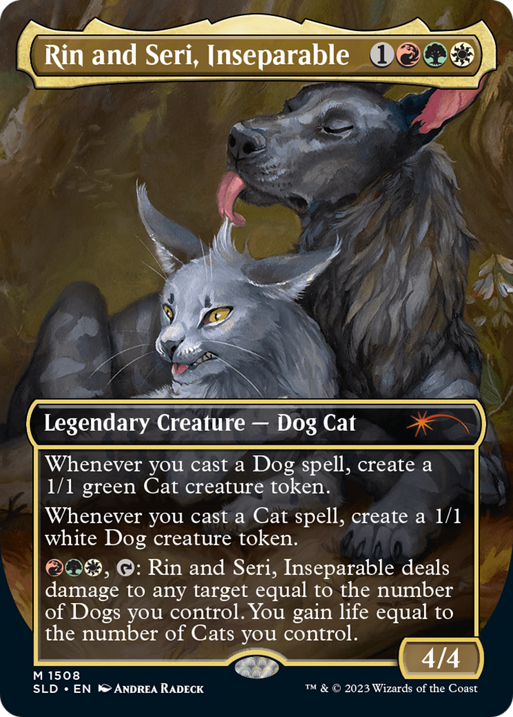 Rin and Seri, Inseparable (1508) // Rin and Seri, Inseparable [Secret Lair Commander Deck: Raining Cats and Dogs] | Mindsight Gaming