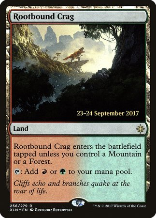 Rootbound Crag [Ixalan Promos] | Mindsight Gaming