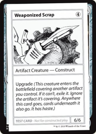 Weaponized Scrap (2021 Edition) [Mystery Booster Playtest Cards] | Mindsight Gaming