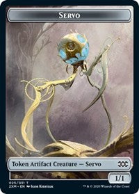 Servo // Thopter (026) Double-sided Token [Double Masters Tokens] | Mindsight Gaming