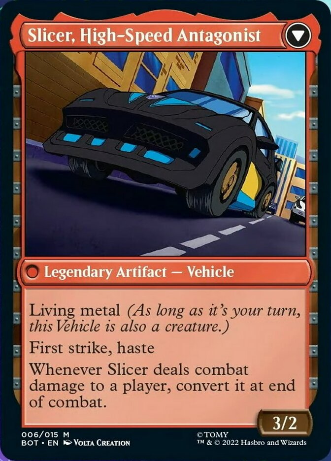 Slicer, Hired Muscle // Slicer, High-Speed Antagonist [Universes Beyond: Transformers] | Mindsight Gaming