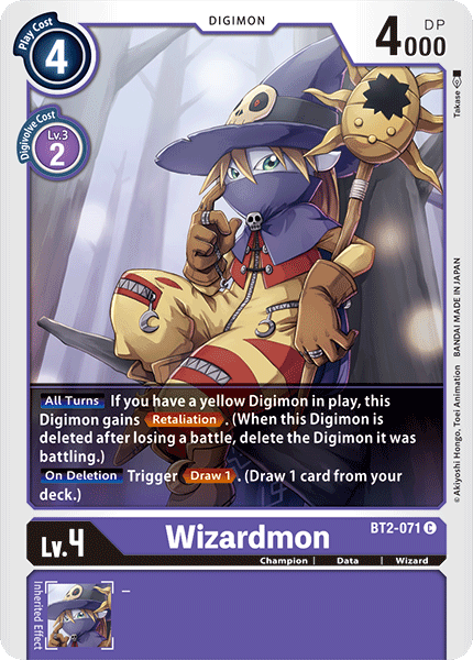 Wizardmon [BT2-071] [Release Special Booster Ver.1.0] | Mindsight Gaming