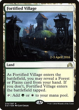 Fortified Village [Shadows over Innistrad Promos] | Mindsight Gaming