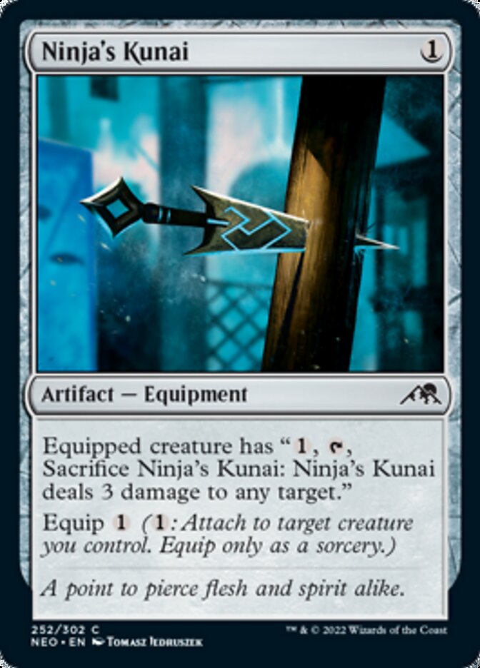 Ninja's Kunai [Kamigawa: Neon Dynasty] | Mindsight Gaming