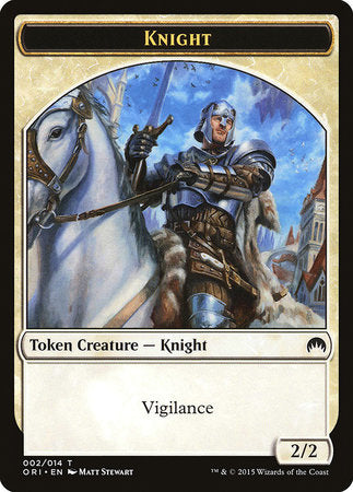 Knight Token [Magic Origins Tokens] | Mindsight Gaming