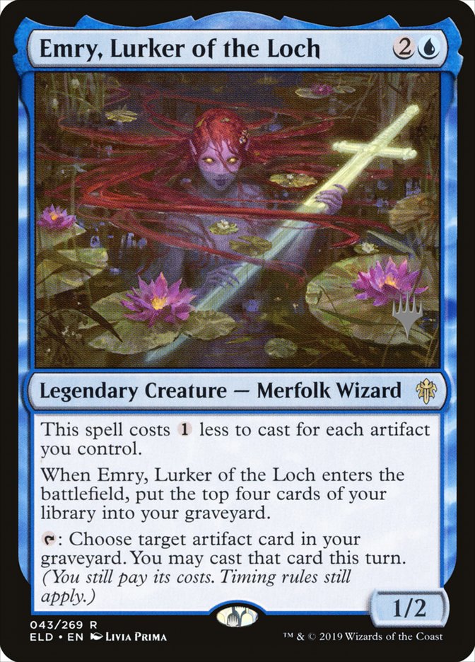 Emry, Lurker of the Loch (Promo Pack) [Throne of Eldraine Promos] | Mindsight Gaming