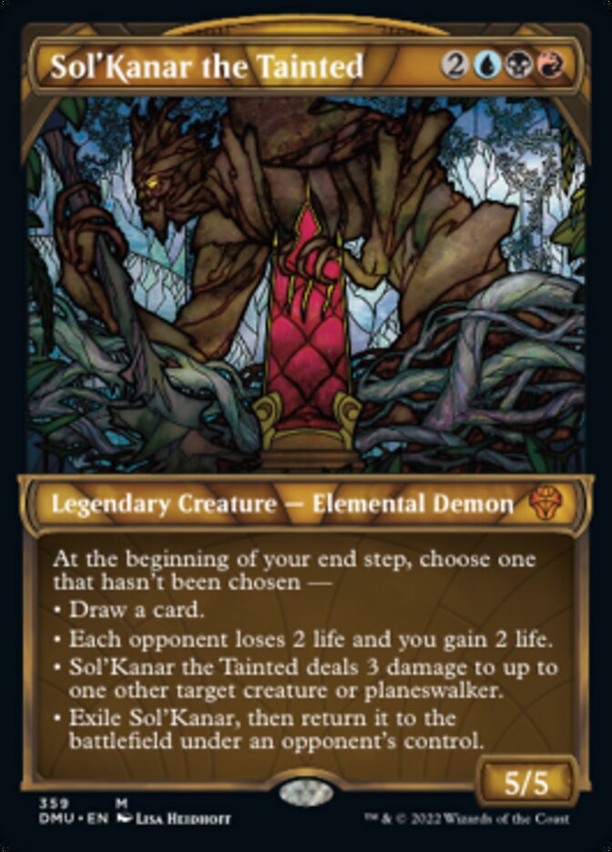 Sol'Kanar the Tainted (Showcase Textured) [Dominaria United] | Mindsight Gaming