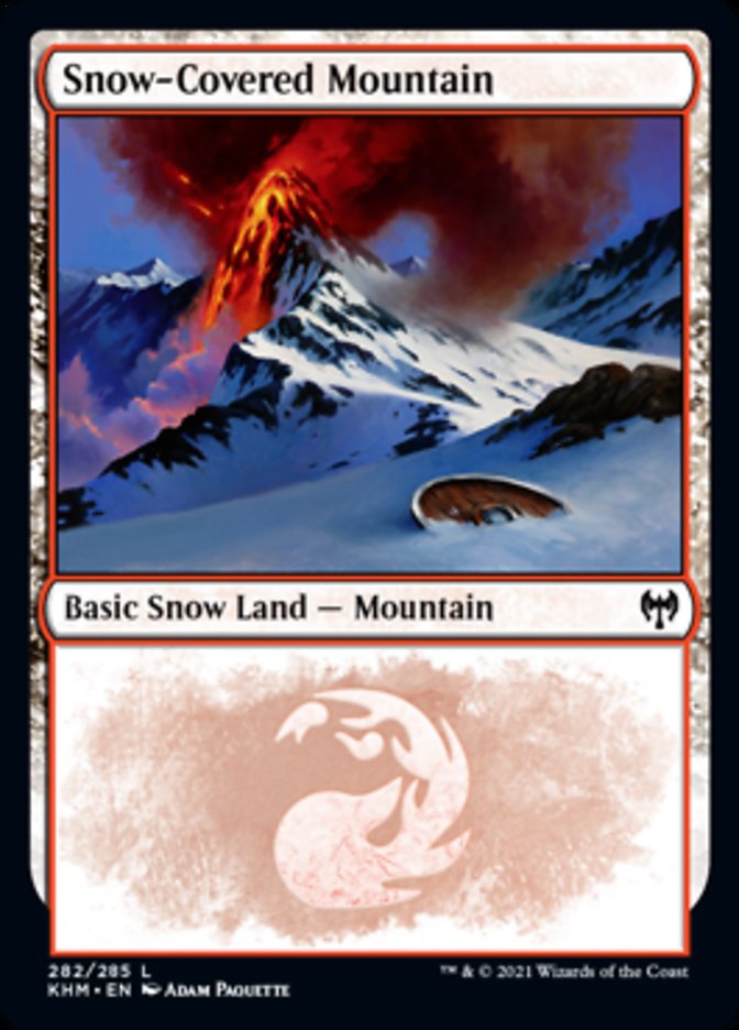 Snow-Covered Mountain (282) [Kaldheim] | Mindsight Gaming