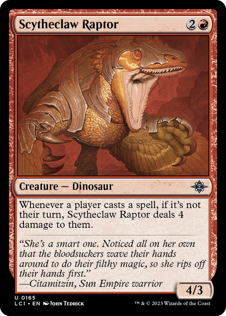 Scytheclaw Raptor [The Lost Caverns of Ixalan] | Mindsight Gaming