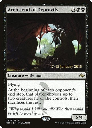Archfiend of Depravity [Fate Reforged Promos] | Mindsight Gaming