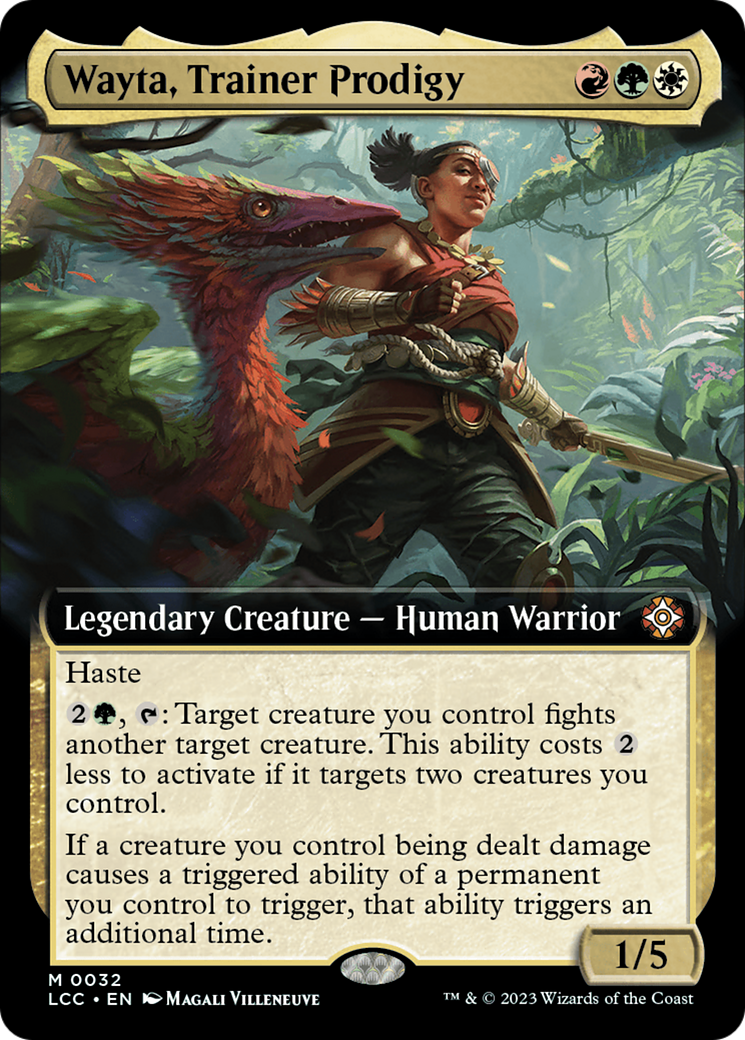 Wayta, Trainer Prodigy (Extended Art) [The Lost Caverns of Ixalan Commander] | Mindsight Gaming