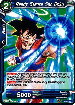 Ready Stance Son Goku (BT5-028) [Miraculous Revival] | Mindsight Gaming