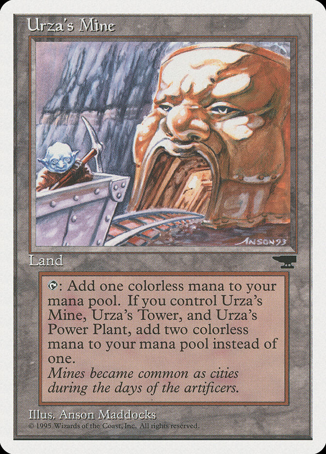 Urza's Mine (Mine Cart Entering Mouth) [Chronicles] | Mindsight Gaming