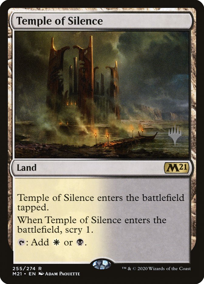 Temple of Silence (Promo Pack) [Core Set 2021 Promos] | Mindsight Gaming