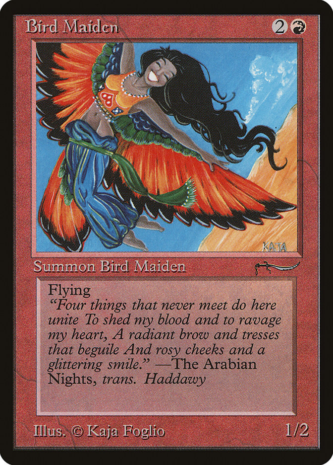 Bird Maiden (Light Mana Cost) [Arabian Nights] | Mindsight Gaming