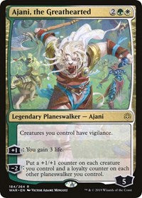 Ajani, the Greathearted [Promo Pack: Throne of Eldraine] | Mindsight Gaming